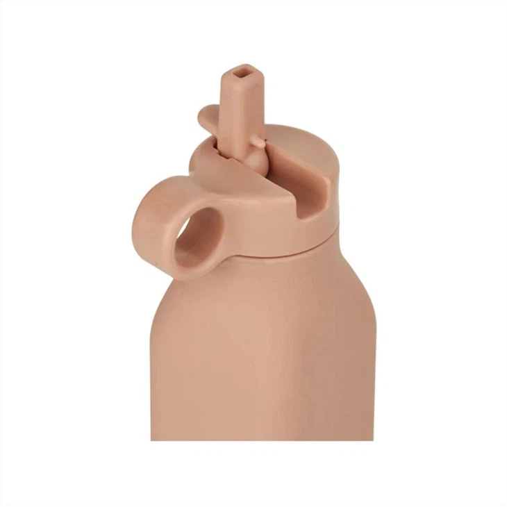 silicon water bottle , flip-up spout 