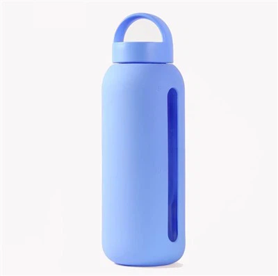 Glas-Wasserflasche, Auto-Getränkehalter kompatibel
